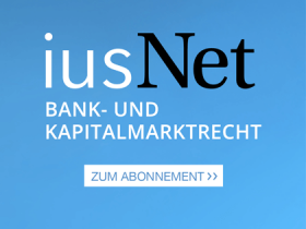 iusNet Bank- und Kapitalmarktrecht